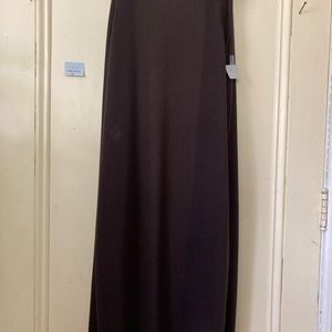 LuLaRoe Joy Dark Brown Long Sleeveless Vest